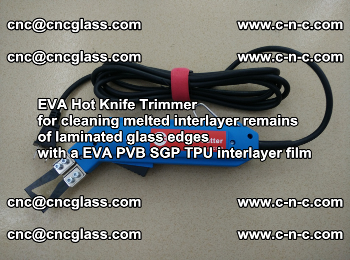 EVA Hot Knife Trimmer for cleaning interlayer remains  of laminated glass edges with a EVA PVB SGP TPU interlayer film (42)