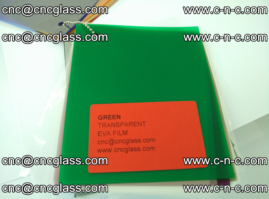 EVA glass laminating interlayer film Ethylene Vinyl Acetate (clear green) (11)