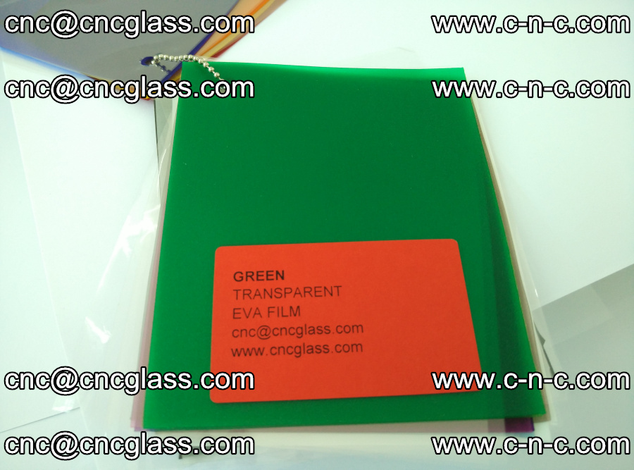 EVA glass laminating interlayer film Ethylene Vinyl Acetate (clear green) (12)