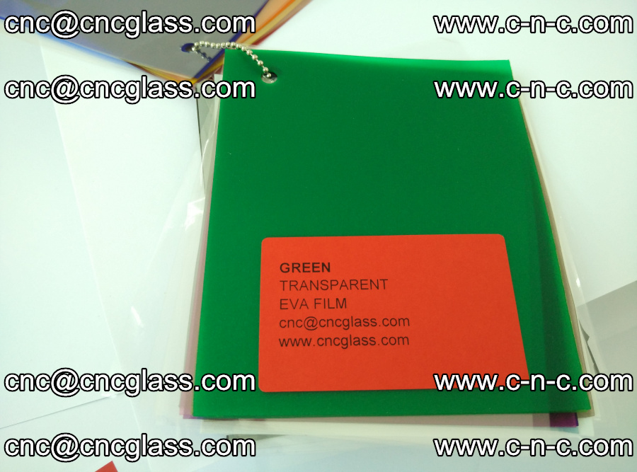 EVA glass laminating interlayer film Ethylene Vinyl Acetate (clear green) (3)