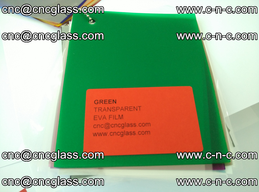 EVA glass laminating interlayer film Ethylene Vinyl Acetate (clear green) (7)