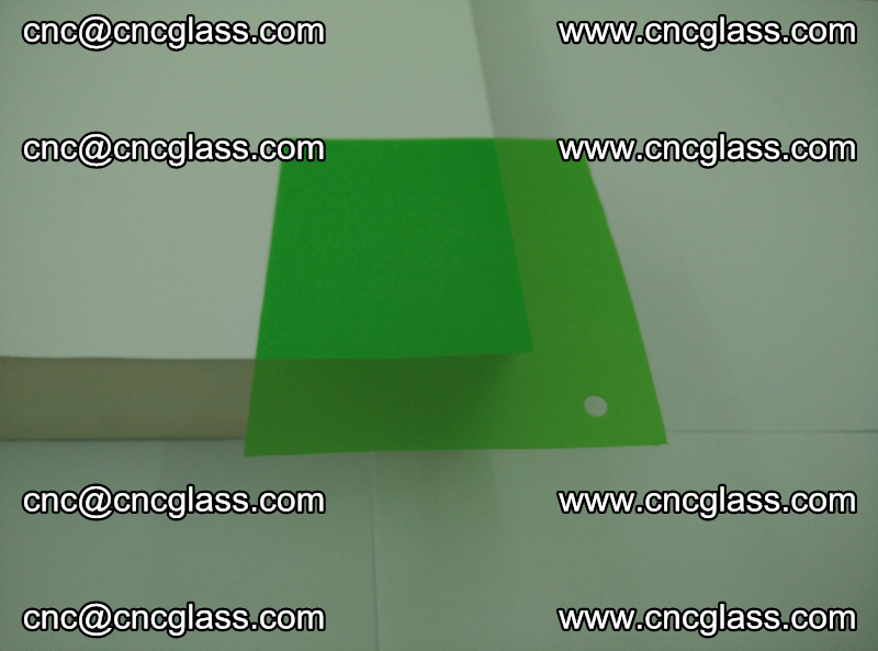 Light green transparent color eva glass interlayer film foil for laminated glass (1)