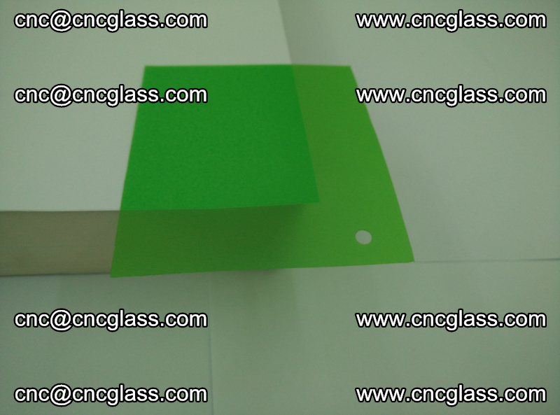 Light green transparent color eva glass interlayer film foil for laminated glass (13)