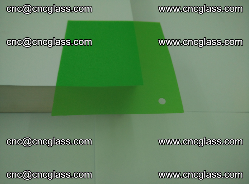 Light green transparent color eva glass interlayer film foil for laminated glass (16)