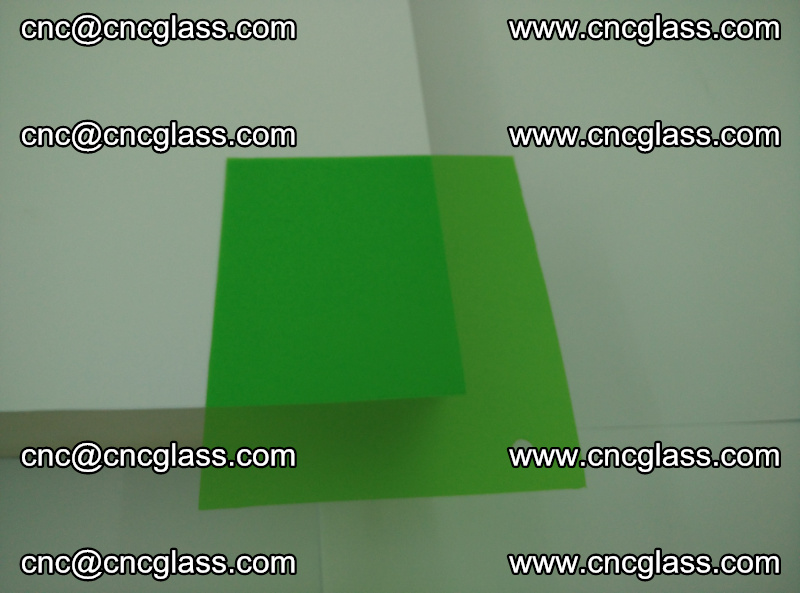 Light green transparent color eva glass interlayer film foil for laminated glass (18)