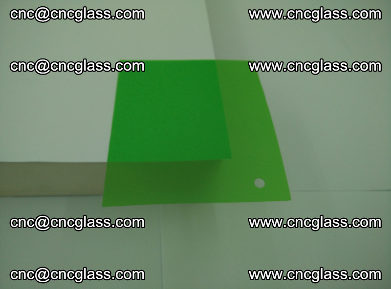 Light green transparent color eva glass interlayer film foil for laminated glass (20)