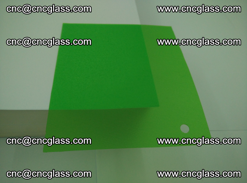 Light green transparent color eva glass interlayer film foil for laminated glass (3)