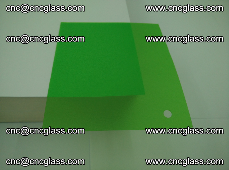 Light green transparent color eva glass interlayer film foil for laminated glass (4)