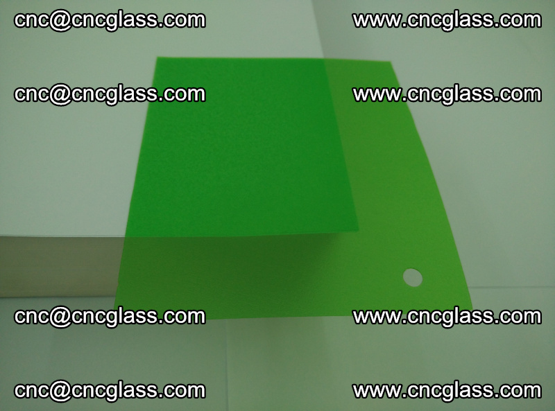 Light green transparent color eva glass interlayer film foil for laminated glass (5)