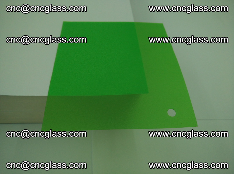 Light green transparent color eva glass interlayer film foil for laminated glass (7)