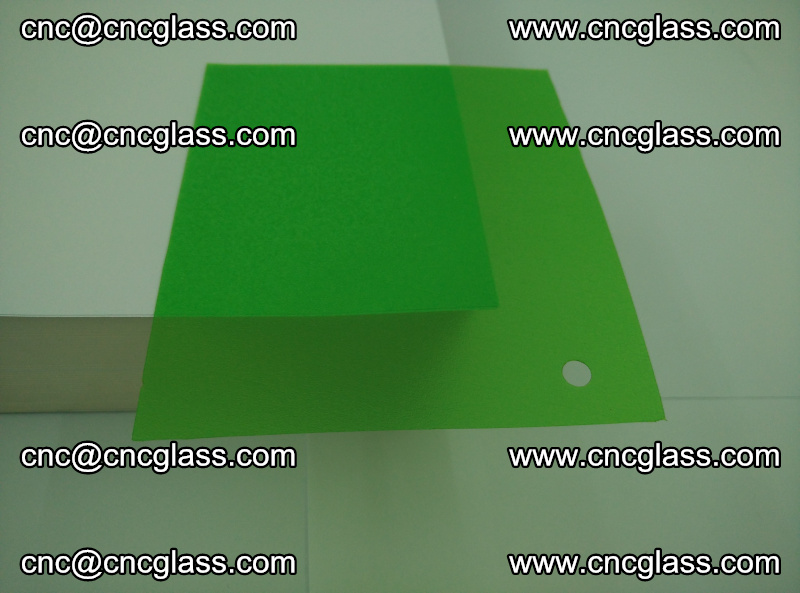 Light green transparent color eva glass interlayer film foil for laminated glass (9)