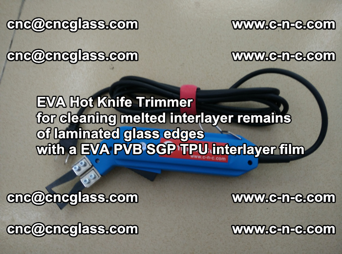 EVA Hot Knife Trimmer for cleaning interlayer remains  of laminated glass edges with a EVA PVB SGP TPU interlayer film (30)
