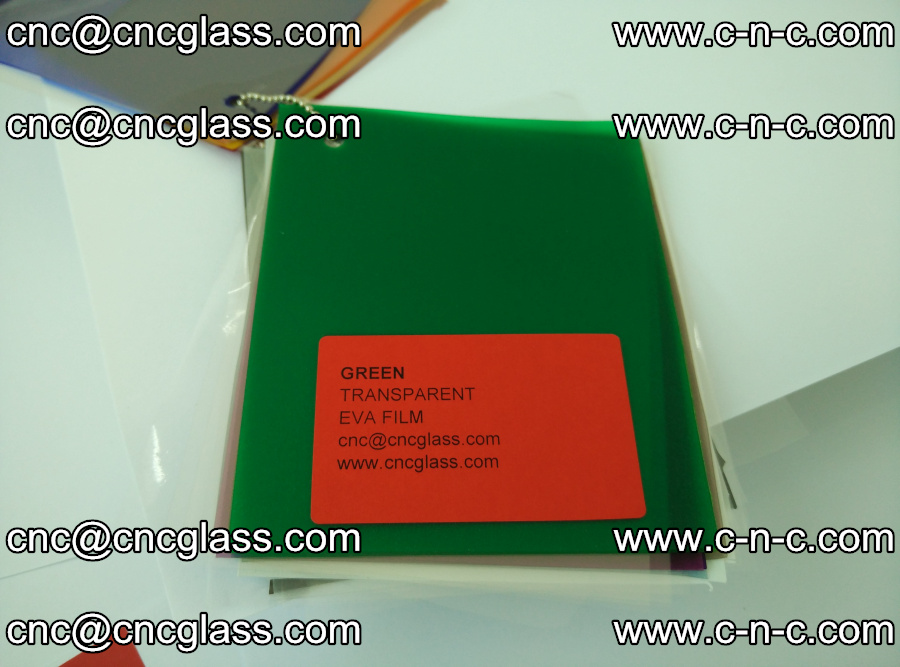 EVA glass laminating interlayer film Ethylene Vinyl Acetate (clear green) (1)