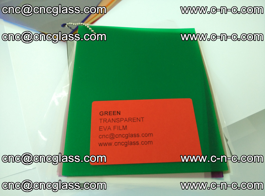 EVA glass laminating interlayer film Ethylene Vinyl Acetate (clear green) (13)