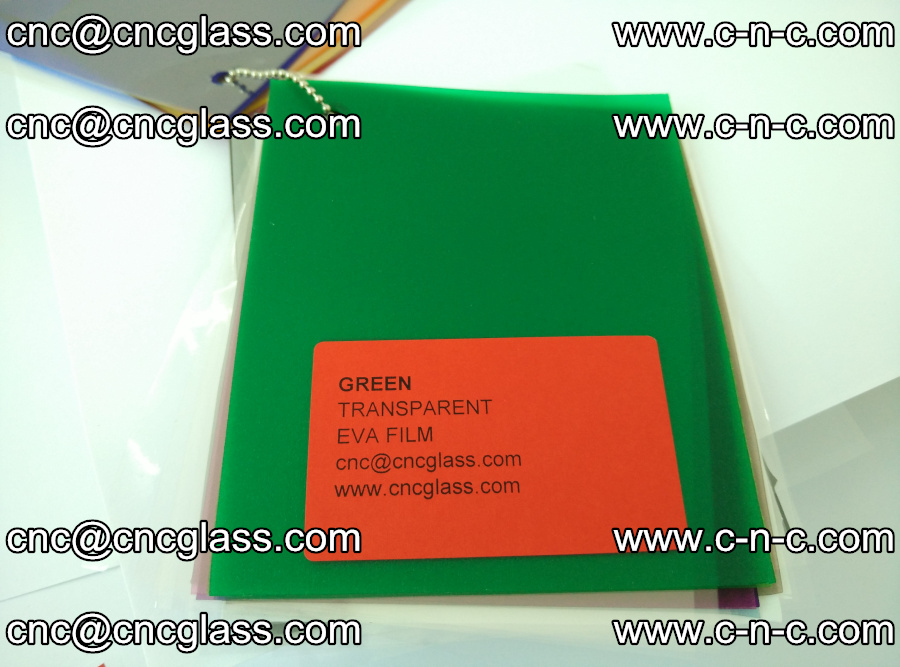 EVA glass laminating interlayer film Ethylene Vinyl Acetate (clear green) (15)