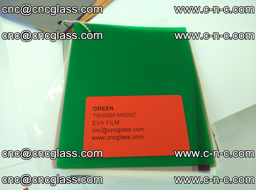 EVA glass laminating interlayer film Ethylene Vinyl Acetate (clear green) (17)