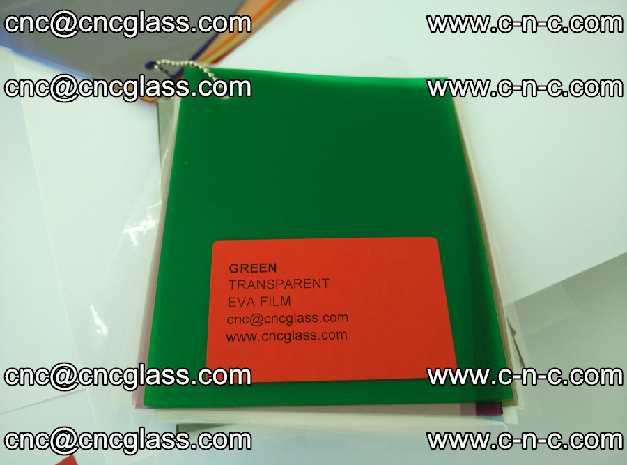 EVA glass laminating interlayer film Ethylene Vinyl Acetate (clear green) (18)