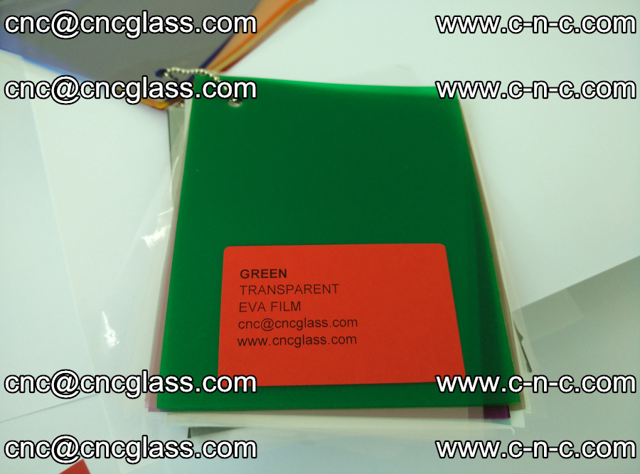 EVA glass laminating interlayer film Ethylene Vinyl Acetate (clear green) (19)