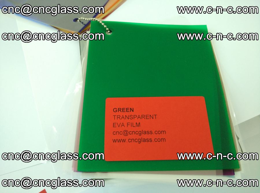 EVA glass laminating interlayer film Ethylene Vinyl Acetate (clear green) (4)