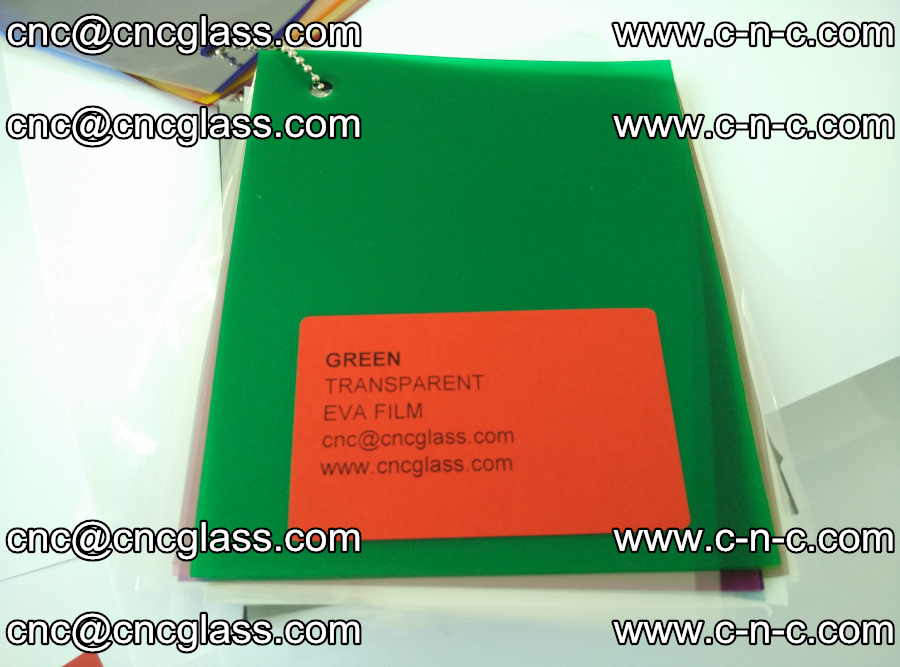 EVA glass laminating interlayer film Ethylene Vinyl Acetate (clear green) (6)